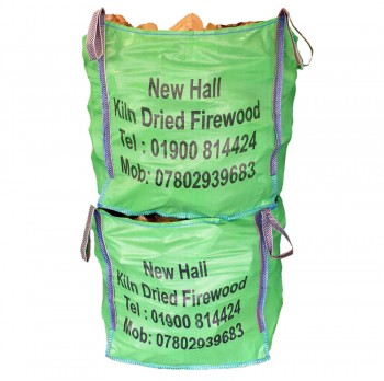 2x Large Bulk Bags - Kiln Dried Softwood - Combo Deal -  Bulk bag dimensions 85 cm x 85 cm - WS601/00002